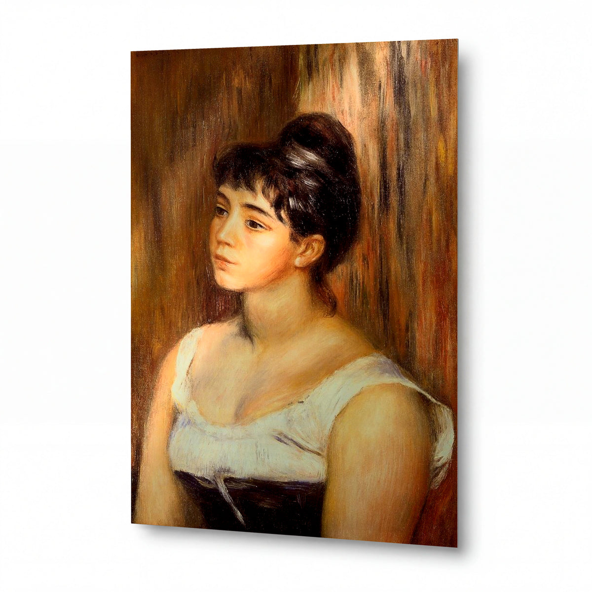 Obraz Renoir — Suzanne Valadon, 1885 — umělecký kovový obraz s vysokým leskem