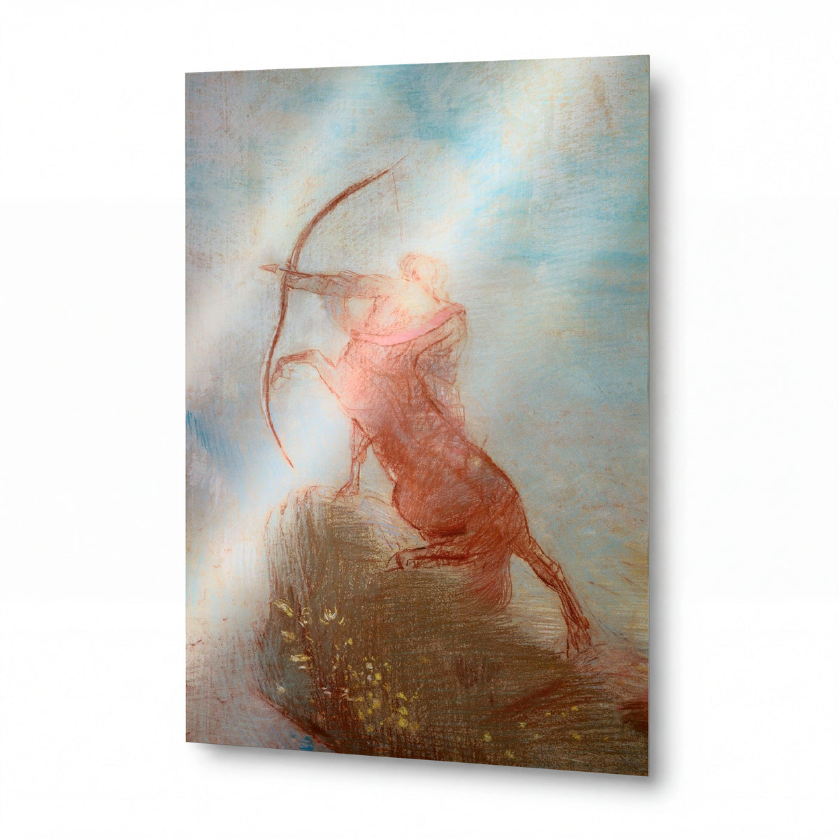 Obraz Odilon Redon — Centaur — lesklý kovový obraz — lesklý kovový obraz