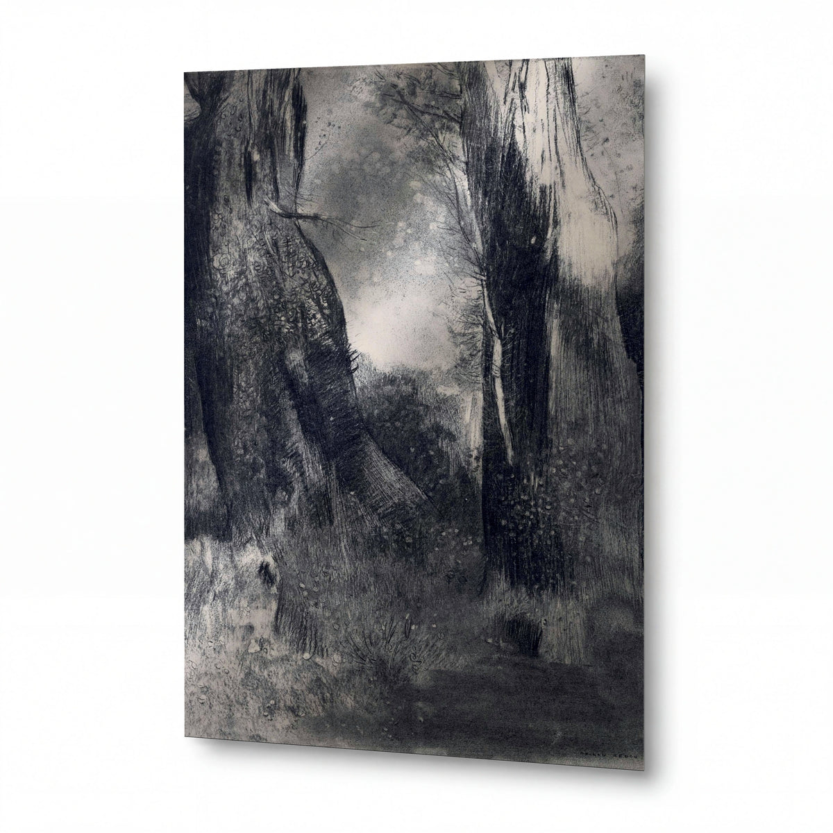 Obraz Odilon Redon — The Trees — kovový obraz s vysokým leskem — kovový obraz s vysokým leskem