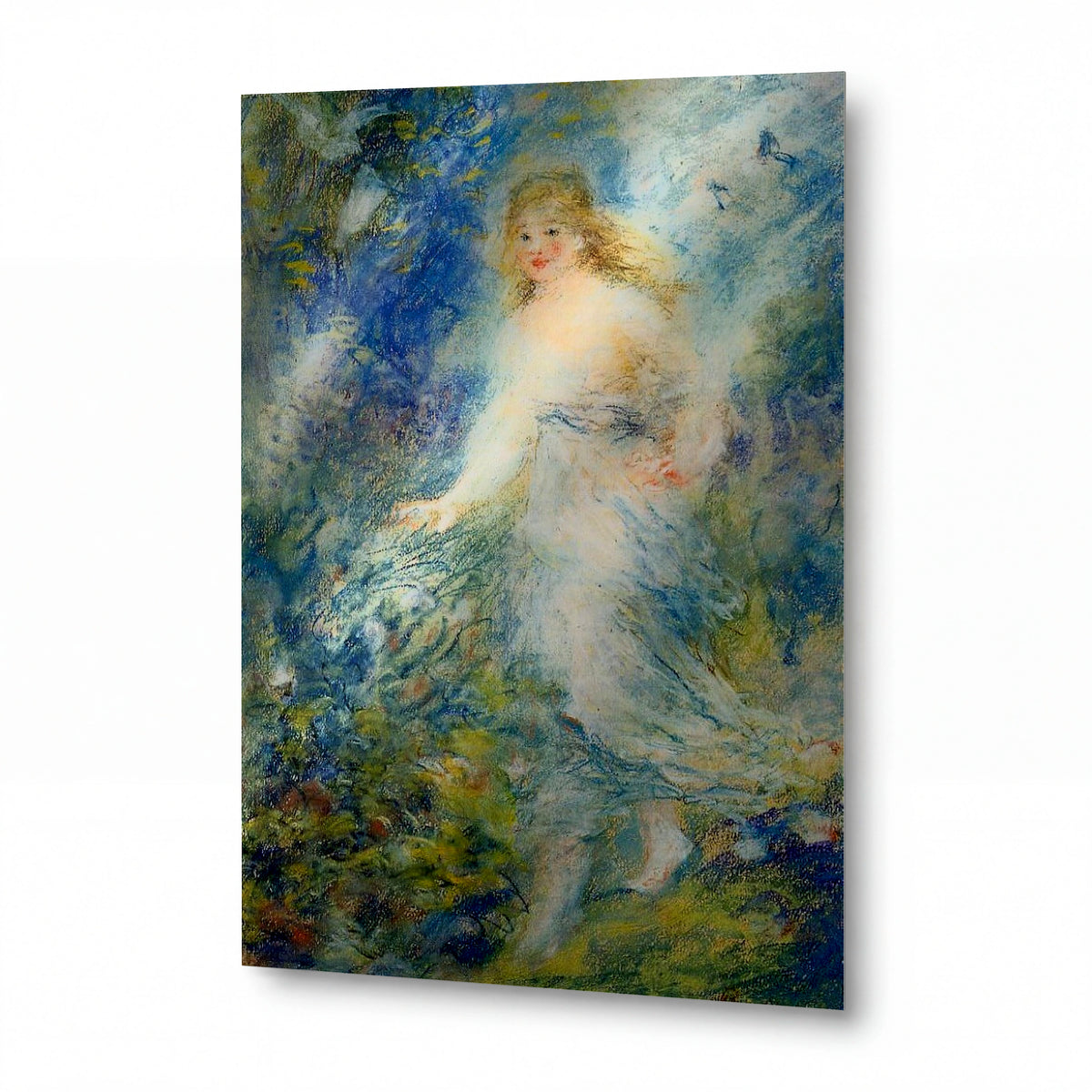 Obraz Pierre-Auguste Renoir — Spring (The Four Seasons) — reprodukce na lesklém hliníkovém panelu