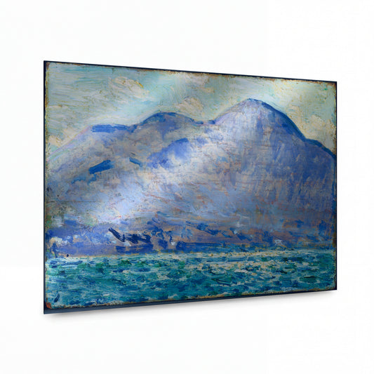 Obraz Frederick Childe Hassam — Mt. Beacon at Newburgh — lesklý kovový obraz — lesklý kovový obraz