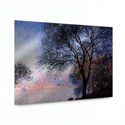 Obraz Claude Monet — Antibes pod jarním sluncem — umělecká reprodukce na hliníku — umělecká reprodukce na hliníku
