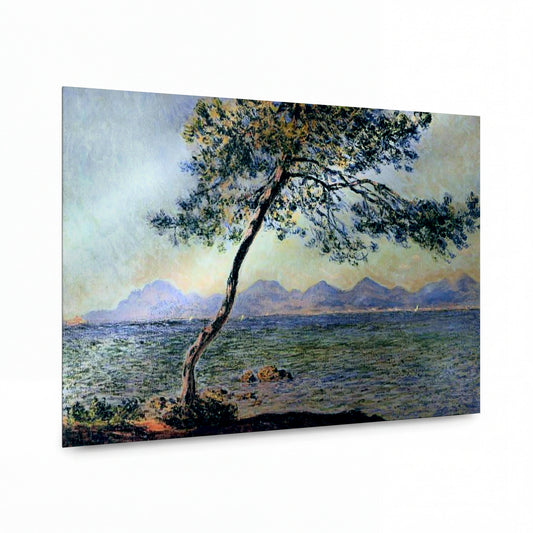 Obraz Claude Monet — Strom u Středozemního moře — reprodukce na kovovém panelu s vysokým leskem — reprodukce na kovovém panelu s vysokým leskem