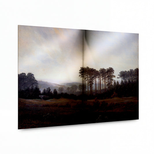 Obraz Caspar David Friedrich — Odpoledne — reprodukce na lesklém hliníkovém panelu — reprodukce na lesklém hliníkovém panelu