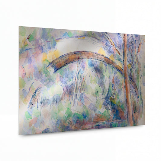 Obraz Paul Cézanne — Most Trois-Sautets — kovová reprodukce s vysokým leskem — kovová reprodukce s vysokým leskem