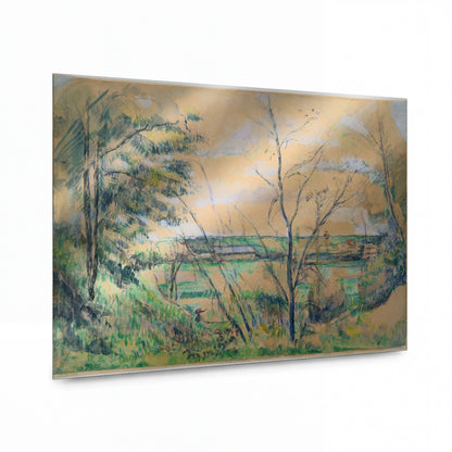 Obraz Paul Cézanne — In the Oise Valley — hliníkový panel s vysokým leskem — hliníkový panel s vysokým leskem