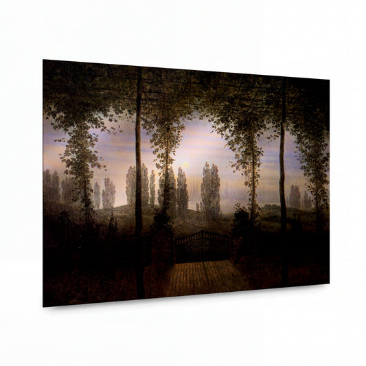 Obraz Caspar David Friedrich — Picture in Remembrance of Johann Emanuel Bremer — umělecký kovový obraz s vysokým leskem — umělecký kovový obraz s vysokým leskem