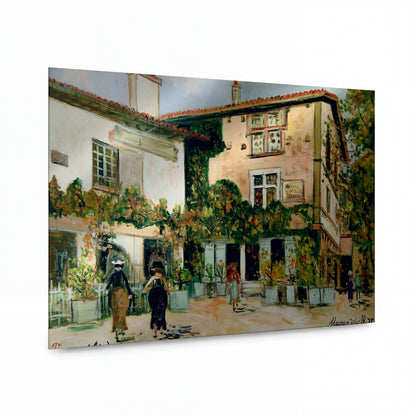 Obraz Maurice Utrillo — Perouges, Ain, 1921 — kovový obraz s vysokým leskem — kovový obraz s vysokým leskem
