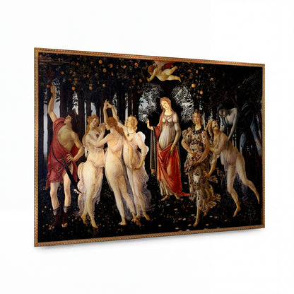 Obraz Sandro Botticelli — Primavera — lesklý kovový obraz — lesklý kovový obraz