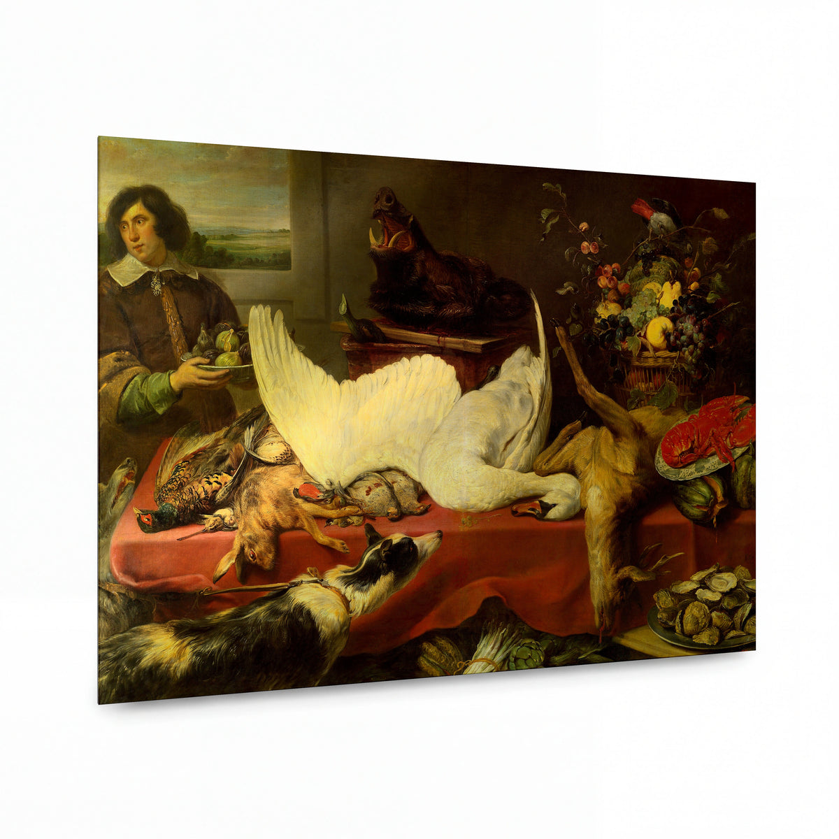 Obraz Frans Snyders — Zátiší s labutí — lesklý obraz na hliníku