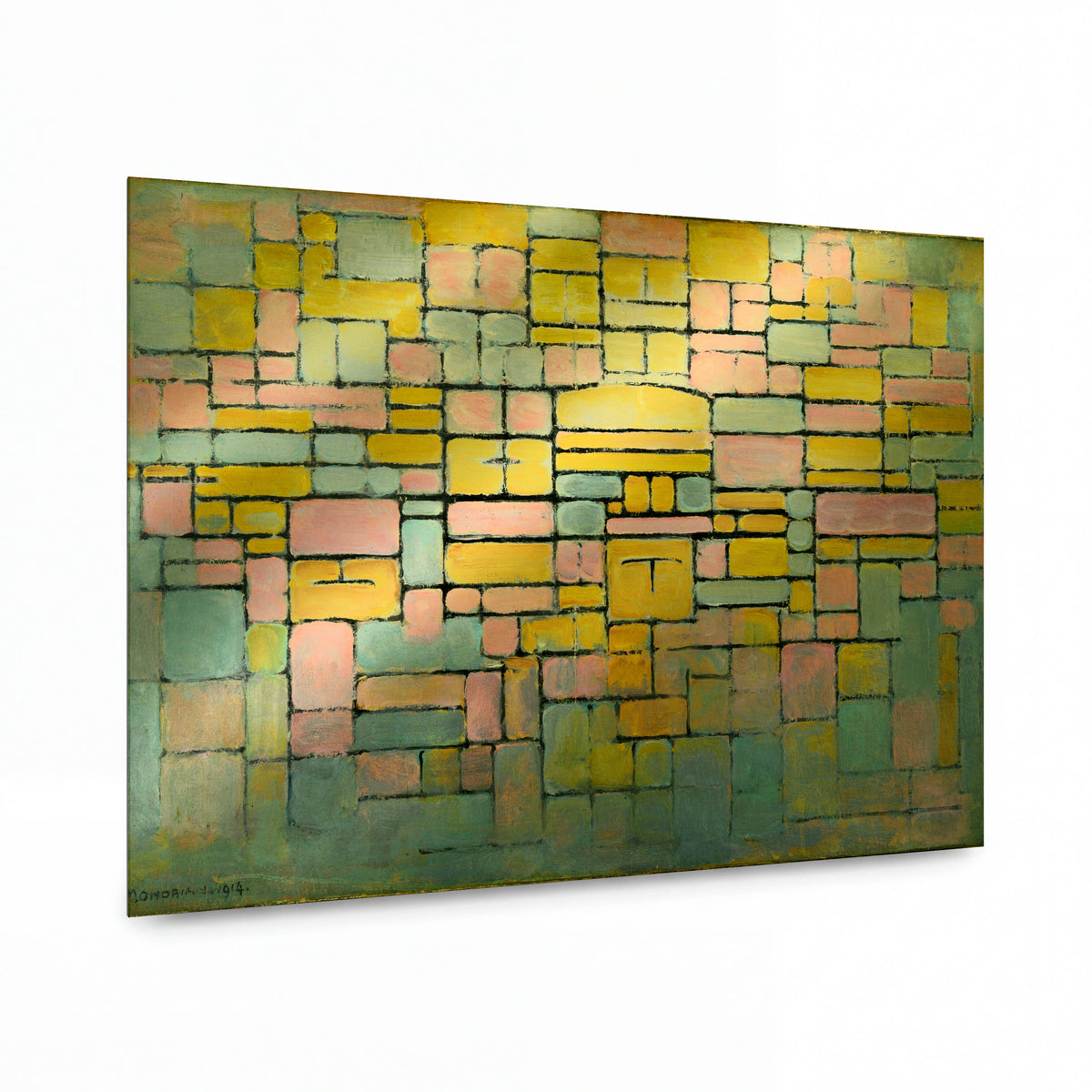 Obraz Piet Mondrian — Tableau no — kovová reprodukce s vysokým leskem