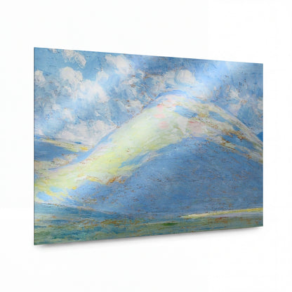 Obraz Childe Hassam — Landscape, Eastern Oregon, 1908-09 — kovová reprodukce s vysokým leskem