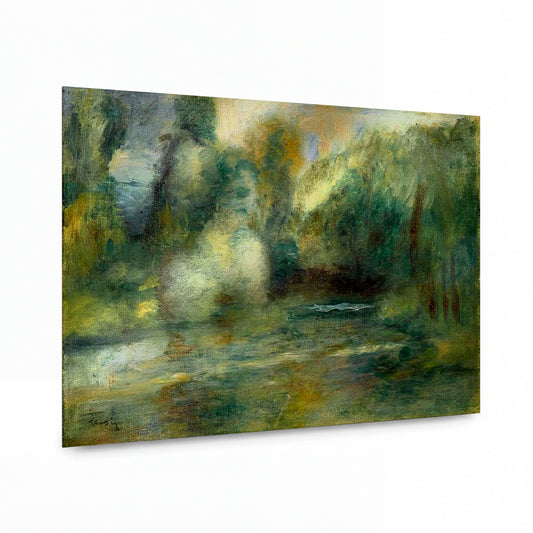 Obraz Pierre Auguste Renoir — Landscape 06 — reprodukce na kovovém panelu s vysokým leskem — reprodukce na kovovém panelu s vysokým leskem