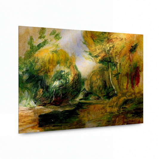Obraz Pierre-Auguste Renoir — Landscape 14 — lesklý obraz na hliníku — lesklý obraz na hliníku