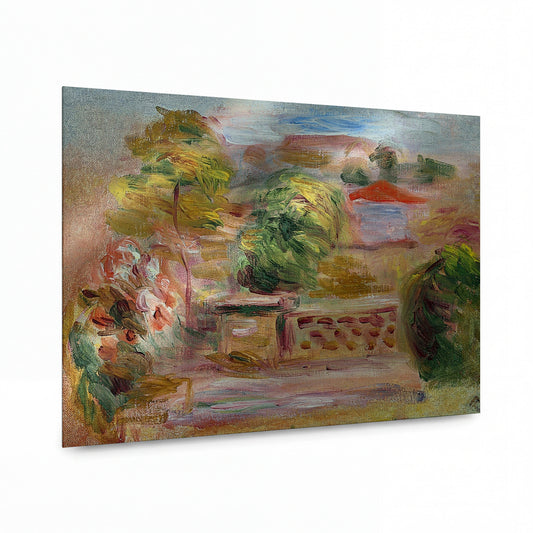 Obraz Pierre-Auguste Renoir — Landscape 03 — umělecký kovový obraz s vysokým leskem — umělecký kovový obraz s vysokým leskem