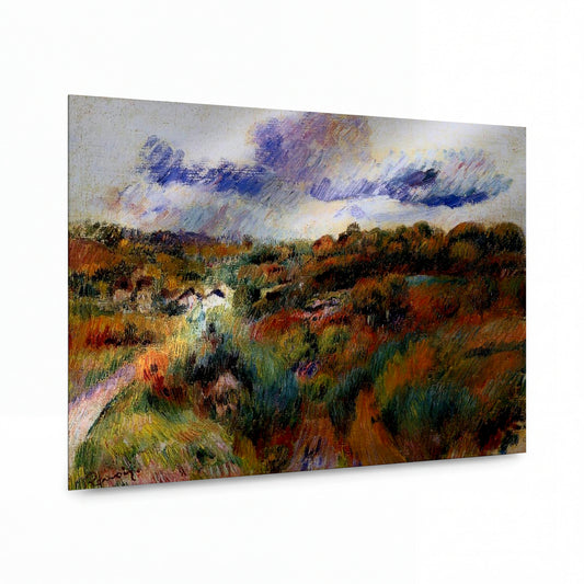 Obraz Pierre-Auguste Renoir — Landscape, 1893 — lesklý kovový obraz