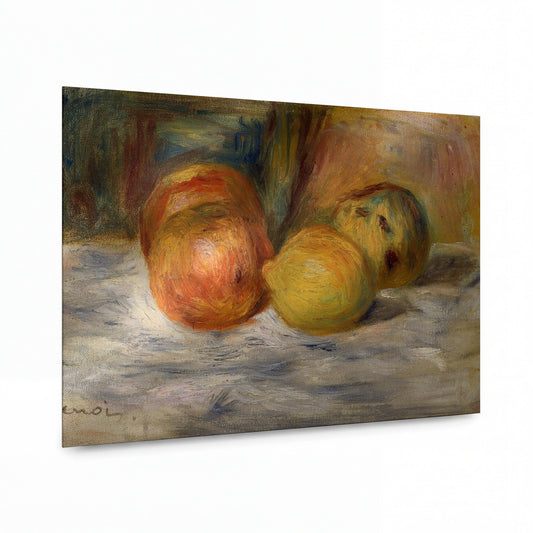 Obraz Pierre-Auguste Renoir — Zátiší s ovocem — reprodukce na lesklém hliníkovém panelu — reprodukce na lesklém hliníkovém panelu