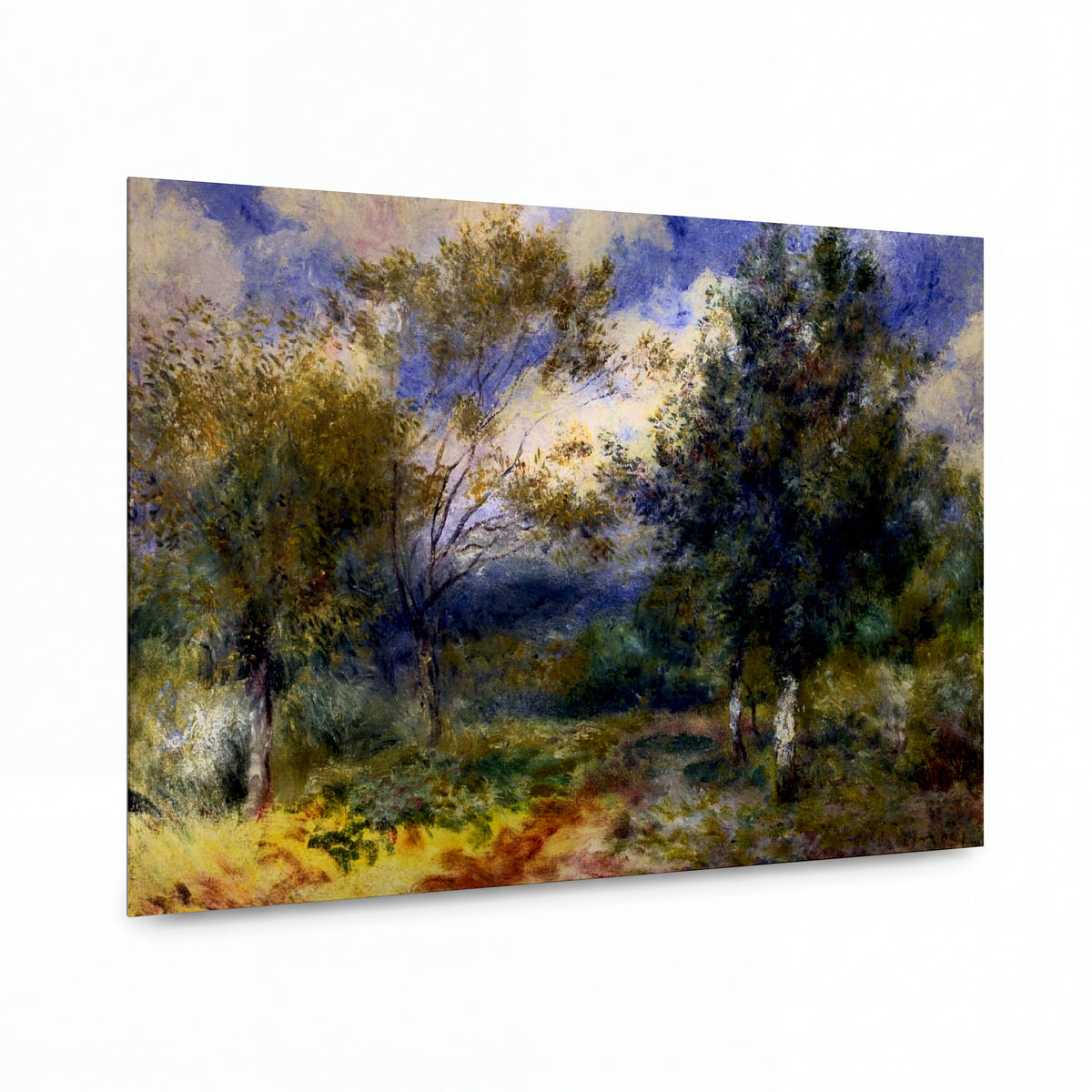 Obraz Pierre-Auguste Renoir — Sunny Landscape — prémiová reprodukce na kovovém panelu