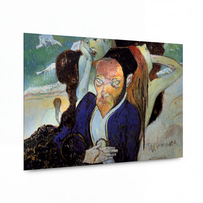 Obraz Paul Gauguin — Nirvana, Portrait of Jacob Meyer de Haan — hliníkový panel s vysokým leskem