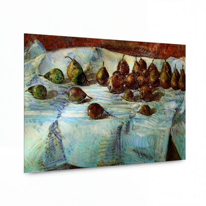 Obraz Frederick Childe Hassam — Winter Sickle Pears — hliníkový panel s vysokým leskem — hliníkový panel s vysokým leskem