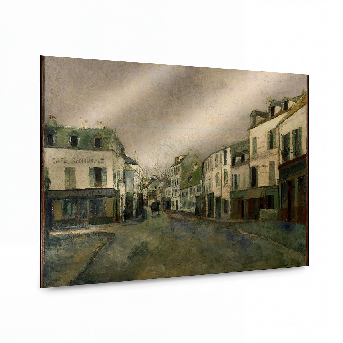 Obraz Maurice Utrillo — Pont Square, Sarcelles, 1911 — lesklý kovový obraz