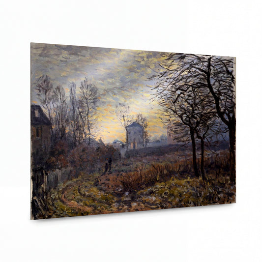Obraz Alfred Sisley — Okraj Louveciennes — kovový obraz s vysokým leskem — kovový obraz s vysokým leskem