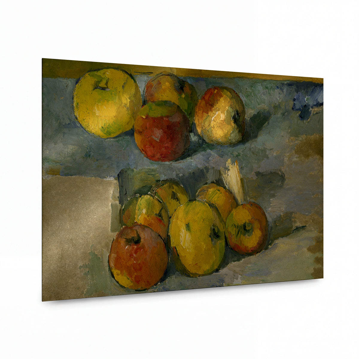 Obraz Paul Cézanne — Apples, 1878-79 — reprodukce na lesklém hliníkovém panelu