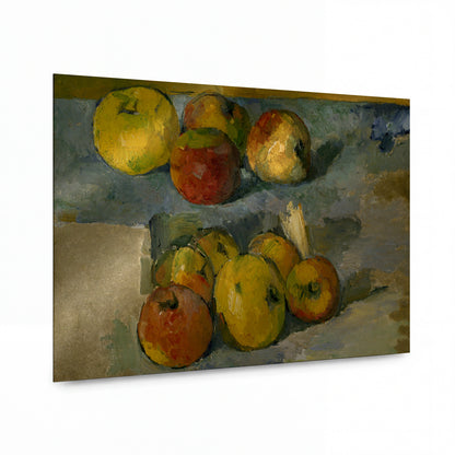 Obraz Paul Cézanne — Apples, 1878-79 — reprodukce na lesklém hliníkovém panelu