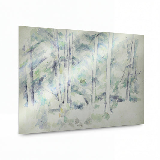 Obraz Paul Cézanne — Forest, 1890 — hliníkový panel s vysokým leskem