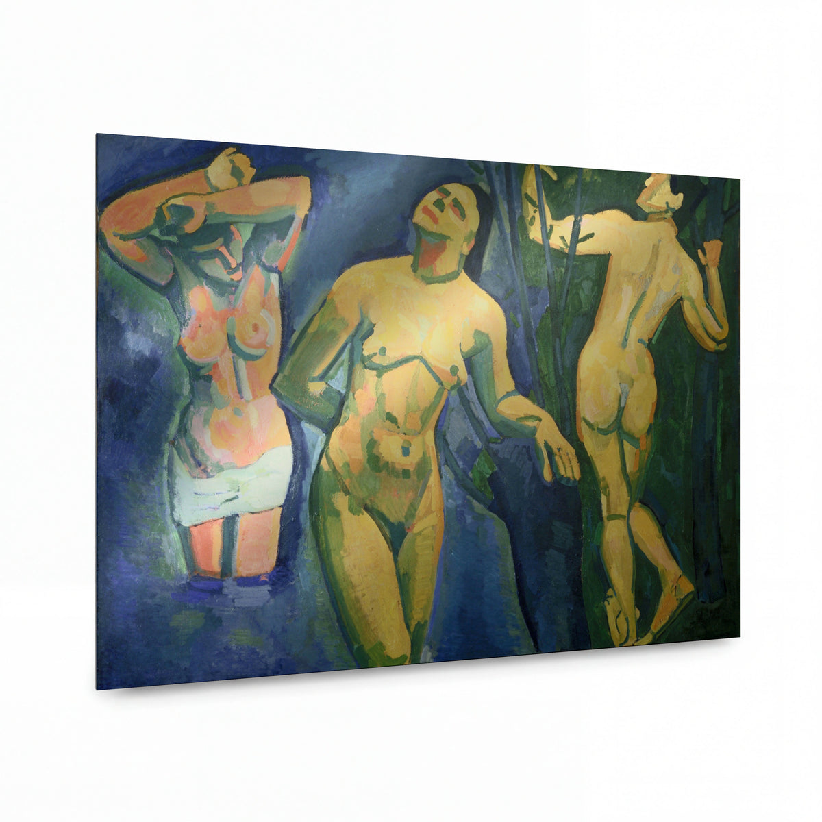 Obraz André Derain — Bathers — kovová reprodukce s vysokým leskem