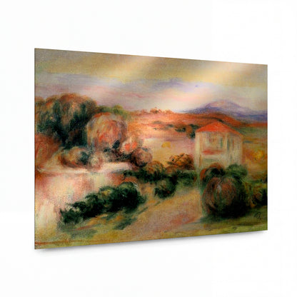 Obraz Pierre-Auguste Renoir — White Houses — prémiová reprodukce na kovovém panelu — prémiová reprodukce na kovovém panelu