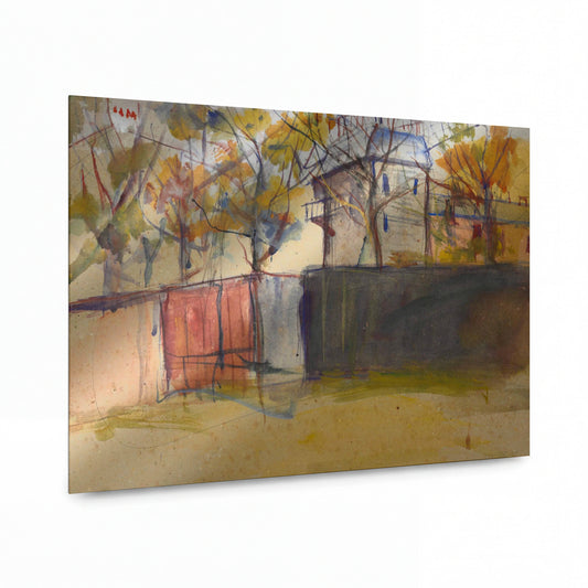 Obraz Maurice Utrillo — Le Moulin de la Galette, Montmartre, 1926-27 — lesklý obraz na hliníku