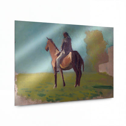Obraz Odilon Redon — Apache (Man on Horseback) — hliníkový panel s vysokým leskem — hliníkový panel s vysokým leskem
