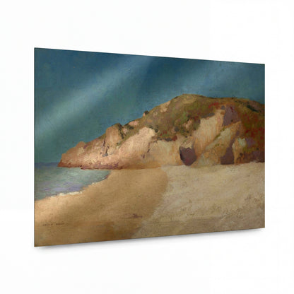 Obraz Odilon Redon — Landscape of Brittany — lesklý kovový obraz — lesklý kovový obraz