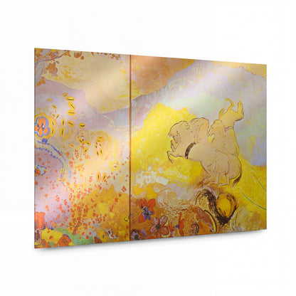 Obraz Odilon Redon — The Day — lesklý obraz na hliníku — lesklý obraz na hliníku