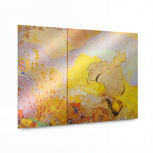 Obraz Odilon Redon — The Day — lesklý obraz na hliníku — lesklý obraz na hliníku