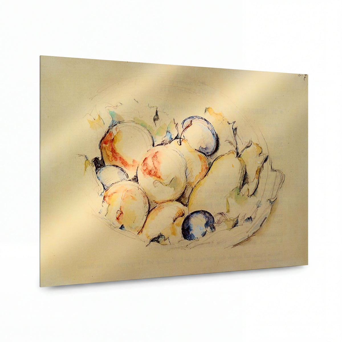 Obraz Paul Cézanne — Fruit, 1885 — umělecká reprodukce na hliníku