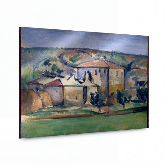 Obraz Paul Cézanne — House in Provence — hliníkový panel s vysokým leskem — hliníkový panel s vysokým leskem
