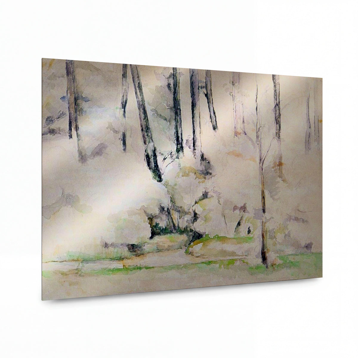 Obraz Paul Cézanne — Into the Woods — kovový obraz s vysokým leskem
