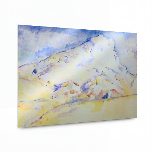 Obraz Paul Cézanne — Mount Sainte-Victoire — reprodukce na kovovém panelu s vysokým leskem — reprodukce na kovovém panelu s vysokým leskem
