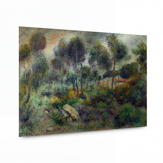 Obraz Pierre-Auguste Renoir — Landscape, 1900 02 — lesklý obraz na hliníku — lesklý obraz na hliníku