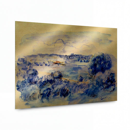 Obraz Renoir — Guernsey Landscape — lesklý obraz na hliníku — lesklý obraz na hliníku