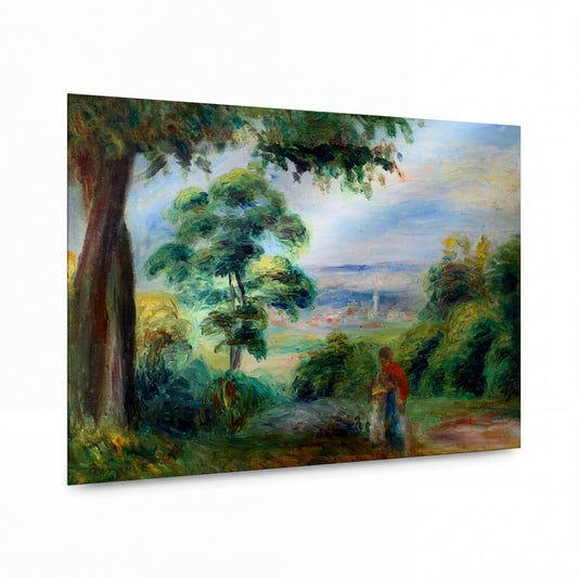 Obraz Renoir — Landscape 01 — reprodukce na kovovém panelu s vysokým leskem