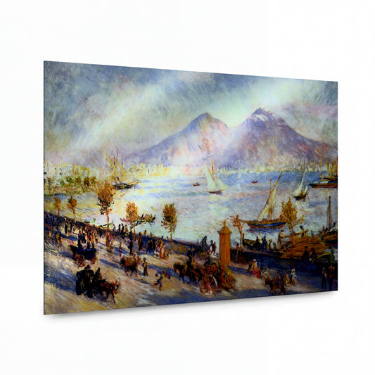 Obraz Renoir — Mount Vesuvius in the Morning — lesklý kovový obraz — lesklý kovový obraz