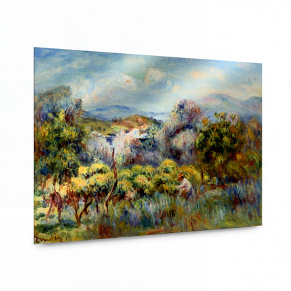 Obraz Renoir — Orange Trees — umělecký kovový obraz s vysokým leskem