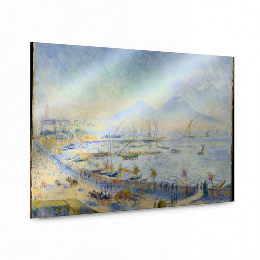 Obraz Pierre-Auguste Renoir — Záliv v Neapoli (ráno) — hliníkový panel s vysokým leskem — hliníkový panel s vysokým leskem