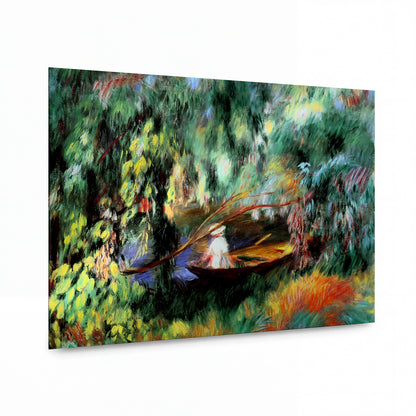 Obraz Pierre-Auguste Renoir — The Skiff — umělecký kovový obraz s vysokým leskem