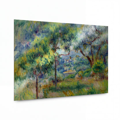 Obraz Renoir — The Village at Cagnes, View from the Terrace of Collettes — umělecká reprodukce na hliníku