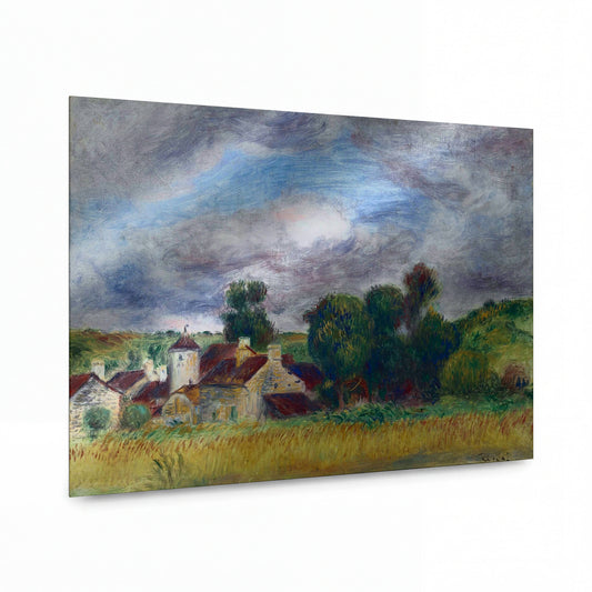 Obraz Pierre-Auguste Renoir — Bretaňská krajina — kovová reprodukce s vysokým leskem — kovová reprodukce s vysokým leskem
