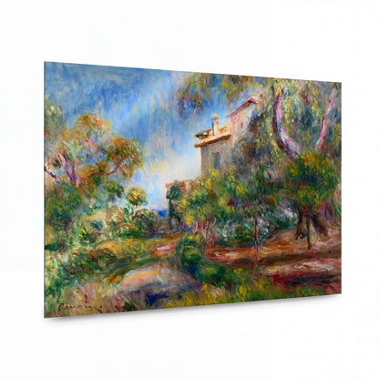 Obraz Pierre-Auguste Renoir — The Villa at Cagnes — umělecká reprodukce na hliníku — umělecká reprodukce na hliníku
